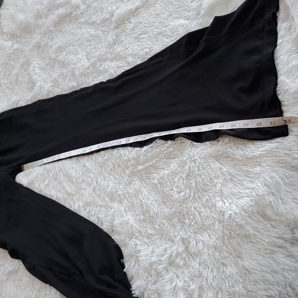 Free People Good Karma Flared Onesie Solid Black - Picture 9 of 13